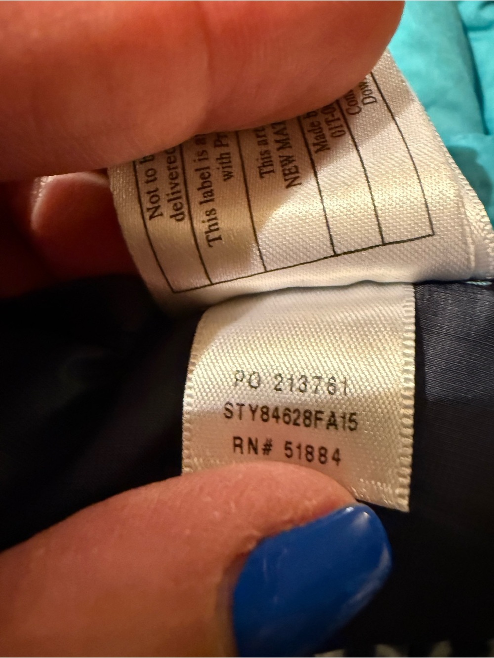 Patagonia 90% goosedown Blue Puffer Vest - Picture 5 of 5